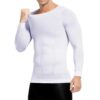 Formande hållnings t-shirt | posture shirt | kompressionströja vit