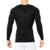 Långärmad hållningströja | kompressionströja | shaping t-shirt bättre hållning svart