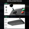 Trådlös joystick retro tv-spel fighting spelkonsol 20000 spel