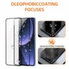 Easy install iphone 16 plus skärmskydd hd härdat glas