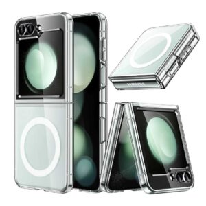 Galaxy Z Flip 5 Magnetiskt Mobilskal Magsafe Kompatibel Genomskinligt