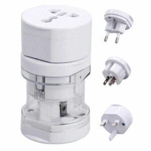 Universal Reseadapter för Alla Länder Vit