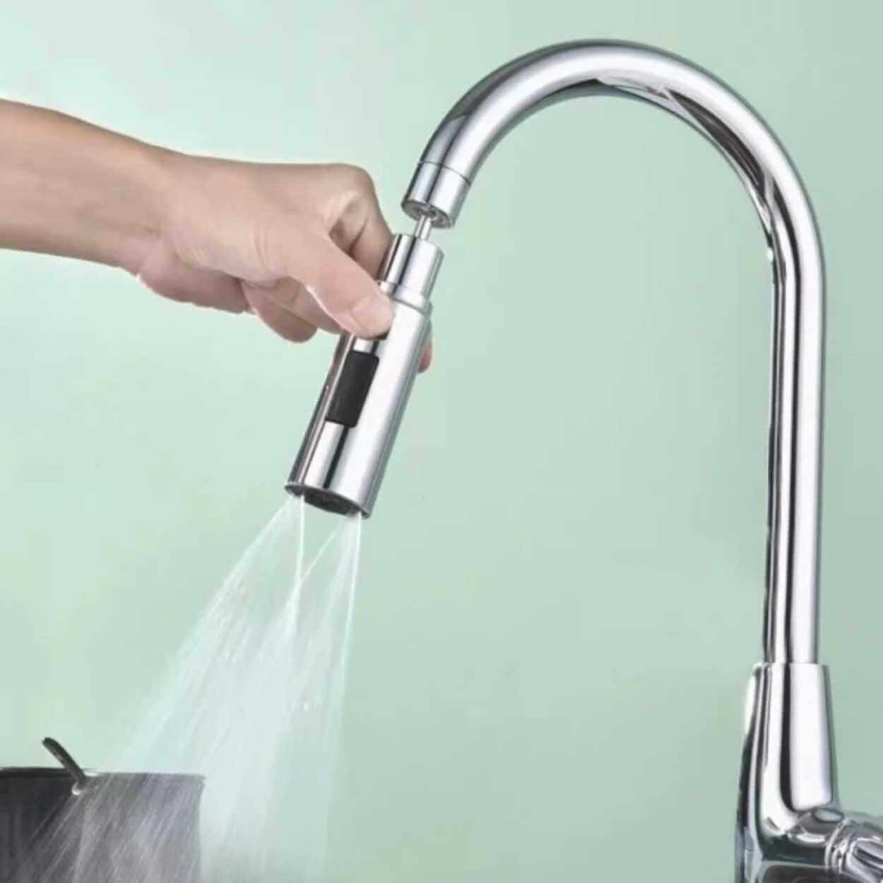 Duschmunstycke för kökskran | kranmunstycke med dusch för köksblandare 3 | lägen - bild 3