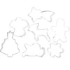 7st pepparkaksformar | kakformar i metall
