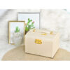 Elegant smyckeskrin beige