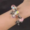 Kreativt smyckeset för barn | gör dina egna armband med berlocker