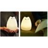 Squishy nattlampa rgb med fjärrkontroll led lampa katt