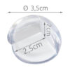 Silikonskydd för hörn - 4-pack hörnskydd