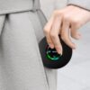 Vattentät duschhögtalare med rgb led - bluetooth högtalare med sugkopp svart