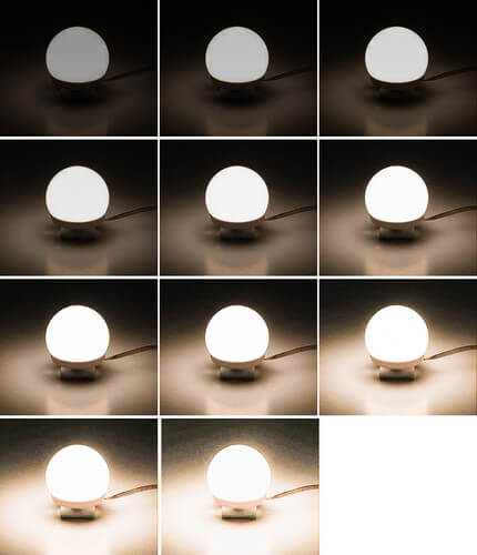 Led-lampor till sminkspegel | 10st självhäftande spegellampor med usb - bild 4
