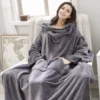 Superstor hoodie blanket | xxl filtmorgonrock grå