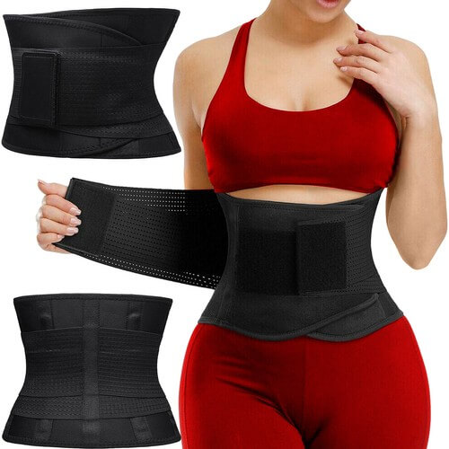 Midjetränare waist shaper korsett justerbar storlek