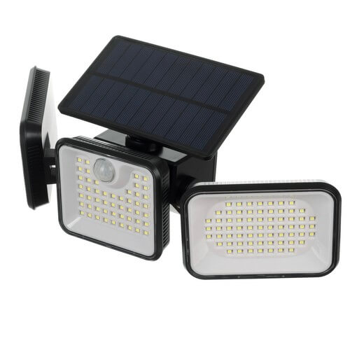 Solcellslampa med rörelsevakt | solcellsdriven spotlight trädgårdslampa - bild 10