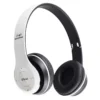 Trådlösa bluetooth hörlurar on-ear med mikrofon vit