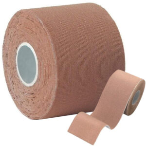 Kinesiologitejp 5 cm x 5 m Brun