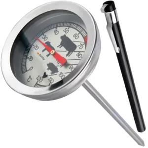 Stektermometer | Analog Köttermometer Rostfritt Stål
