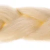 Syntetiska hårflätor peruk blond
