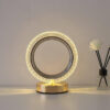 Trådlös bordslampa kristall touch led rgb