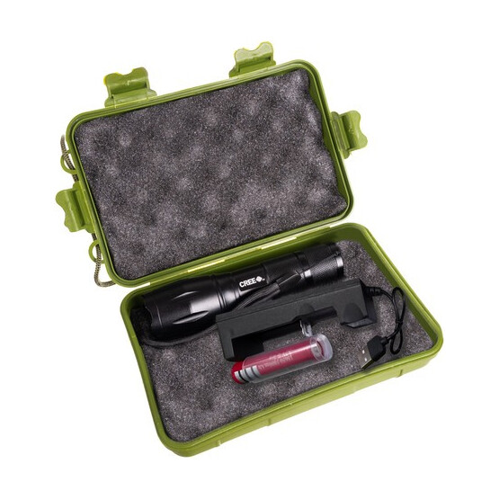 Uppladdningsbar ficklampa zoom t6 cree led 5w