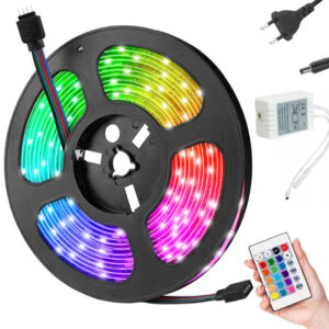 RGB LED-List med Fjärrkontroll 4,5m