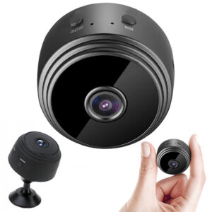 Trådlös Mini WIFI Övervakningskamera 1080p HD med Vidvinkel och Magnetfäste