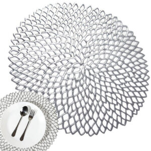 4-Pack Bordstablett 41cm Silver