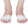 2-pack gel tåspridare | hallux valgus tåseparator