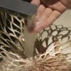 4-pack bordstablett 41cm guld