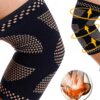 Armbågsstöd med kompression | värmeaktiverande kopparfibrer armbågsskydd
