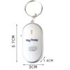 Nyckelhittare key finder med visselfunktion vit