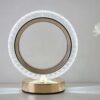 Trådlös bordslampa kristall touch led rgb