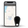 Bluetooth nyckelhittare | nyckel- och telefonsökare med signalsändare svart
