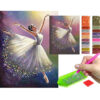 Diamond painting diy diamanttavla ballerina 30x40cm
