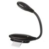 Led lampa med klämma för böcker och läsning