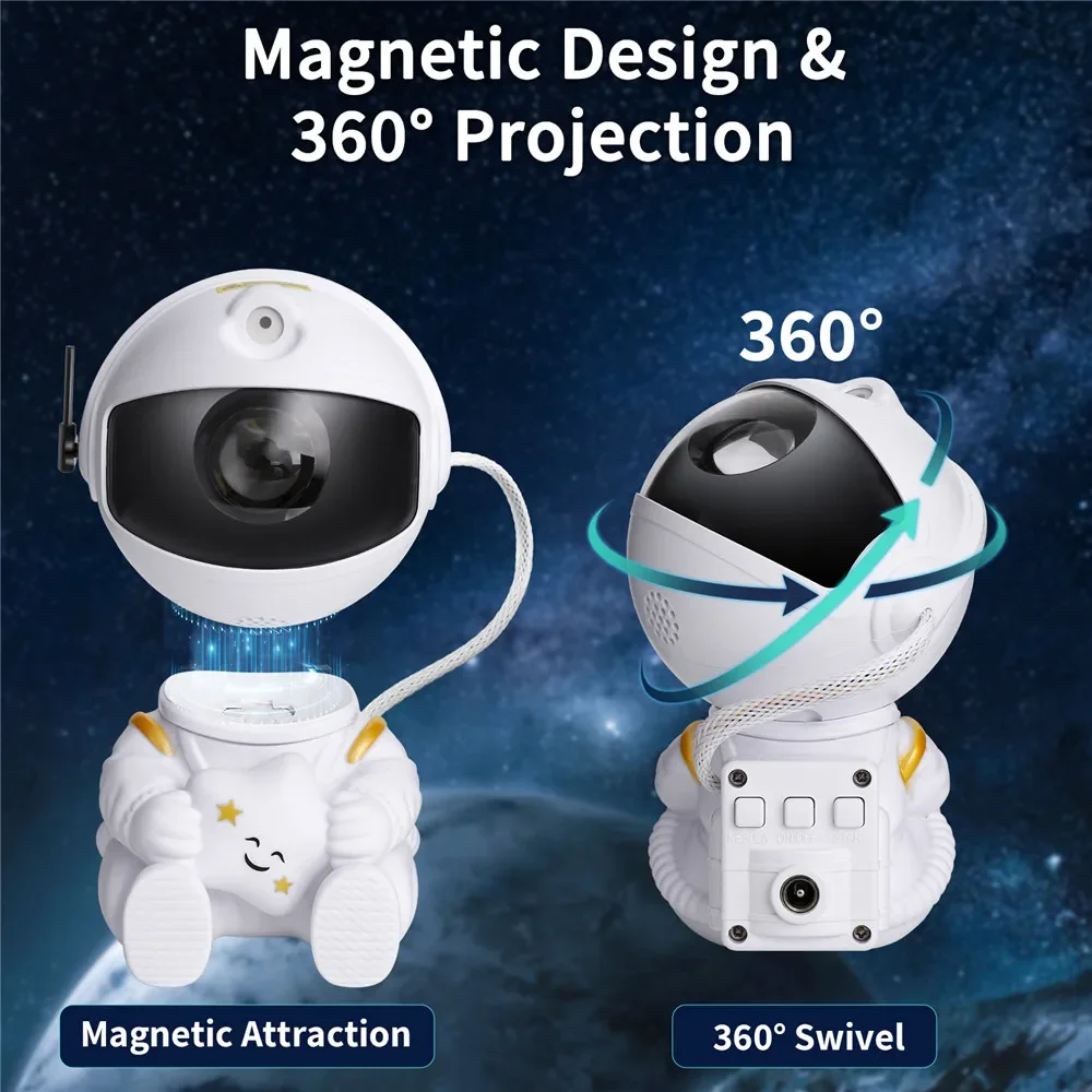 Galaxy projector | astronaut galaxylampa | aurora nattlampa - bild 4