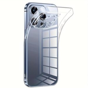 Genomskinligt Skal med Kameraskydd till iPhone 16 Pro Max