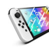 Kristallklart härdat skärmskydd för nintendo switch oled – 9h reptåligt glas med enkel, bubblfri montering