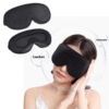 3d sovmask – mörkläggande ögonmask i memory foam för resa & sömn