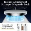 Iphone 17 magnetiskt mobilskal magsafe kompatibel genomskinligt