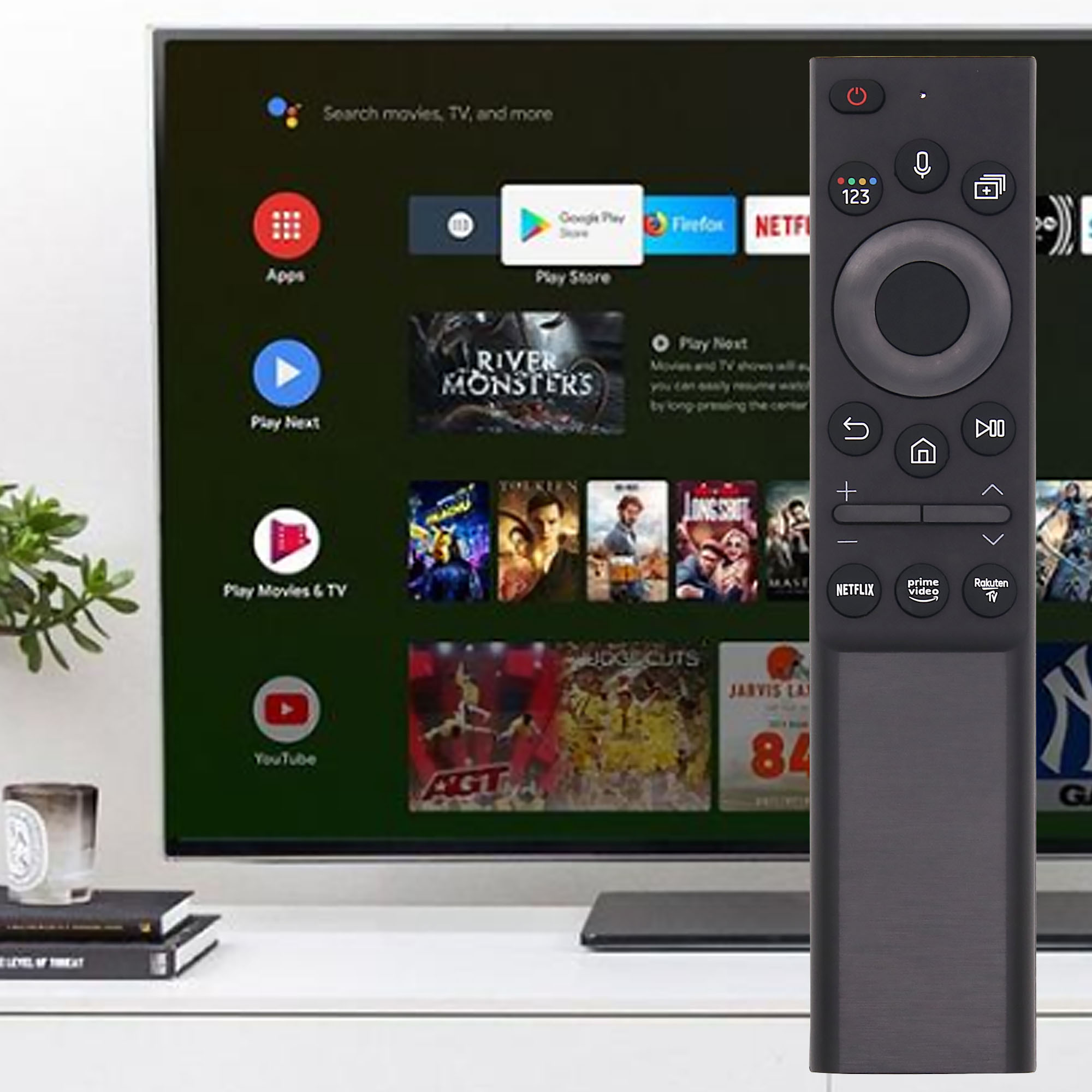 Samsung smart tv fjärrkontroll med röststyrning bn59-01357d kompatibel - bild 6