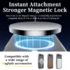 Iphone 17 air magnetiskt mobilskal magsafe kompatibel genomskinligt
