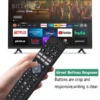 Philips kompatibel tv-fjärrkontroll ambilight | universal alla philips smart tv, led, lcd, hdtv, 3d