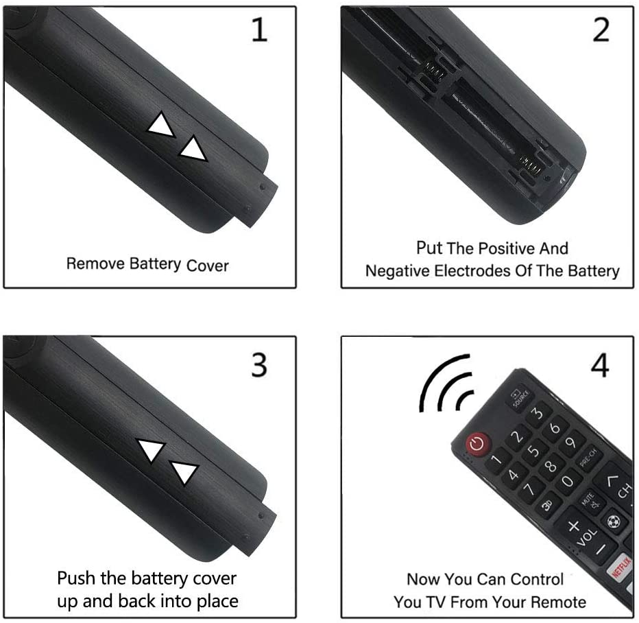 Universal tv fjärrkontroll samsung kompatibel med snabbknappar - bild 4