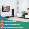 Philips kompatibel tv-fjärrkontroll ambilight | universal alla philips smart tv, led, lcd, hdtv, 3d