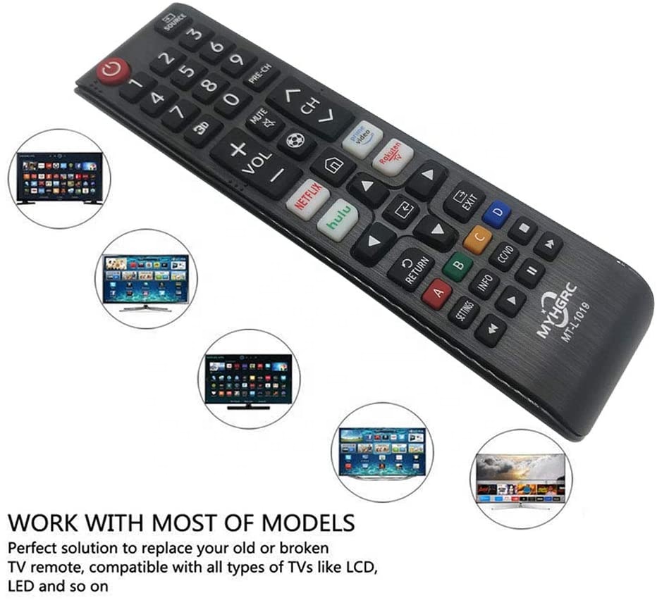 Universal tv fjärrkontroll samsung kompatibel med snabbknappar - bild 2