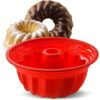 Silikonform för sockerkaka – non-stick bakform med räfflad design, BPA-fri och ugnssäker upp till 230 °C