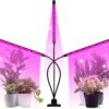 Led växtbelysning - trippel växtlampa full spektrum med klämma