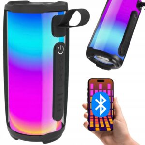 Trådlös Bluetooth Högtalare med Pulserande RGB Belysning