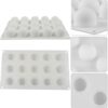 Silikonform kulor 4cm – 15 hål | för choklad, mousse & dessert