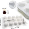 Silikonform kulor 4cm – 15 hål | för choklad, mousse & dessert